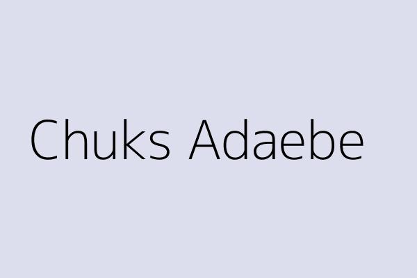 Chuks Adaebe